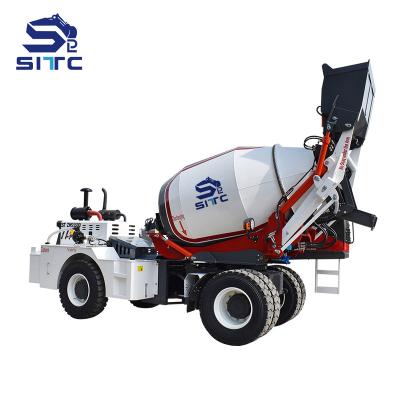 China Construction worksÂ   3.5 Cubic Meter Concrete Mixer Truck Transit Concrete Mixer for sale