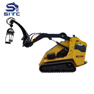 China SITC-550 Hotels Articulated Mini Wheel Loader Telescopic Crawler For Sale China Mini Skid Steer Loader With Quick Coupler Front Euro for sale