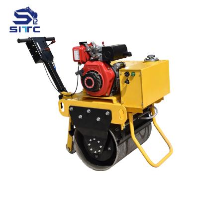 China SITC Mini Walk Behind Handheld Vibratory Single Drum Road Roller Price 0.5ton-0.8ton Building Material Stores Dual for sale