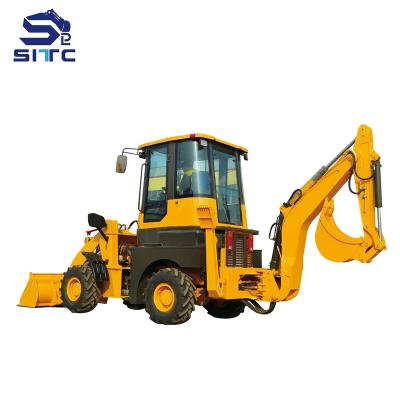 China Chinese Hotels Backhoe 4x4 Towable Loader 1.8 Ton Crawler Loaderwith Backhoe Attachment WZ25-18 Mini Backhoe Loader for cheap price for sale