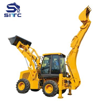 China Hotels SITC Manufacturer 4x4 Backhoe Loader Retroexcavadora China Wheel Excavator Backhoe Loader for sale