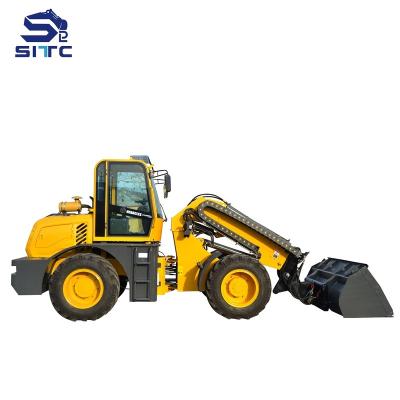 China New designed cheap compact telescopic wheel 2.5ton small TL2500 agricultural wheel loader for hotels for sale