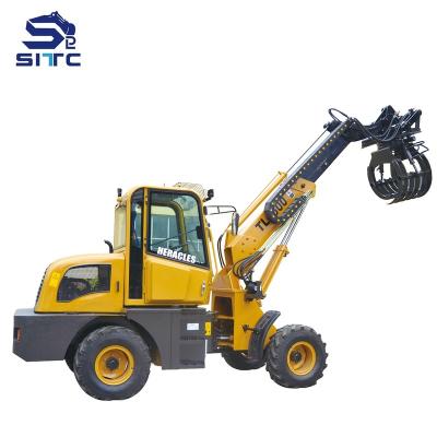 China China TL1500 1600kg Small Hotels Telescopic Mini Wheel Loader Price With Attachment for sale