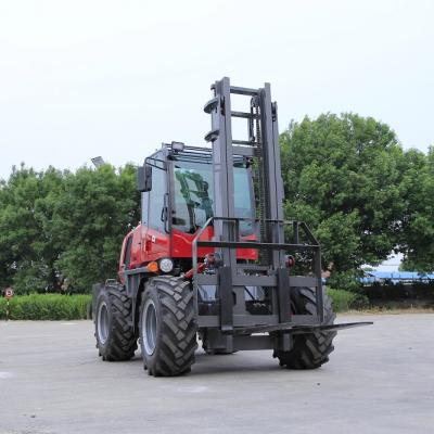 China Factory direct sale hydraulic 4x4 drive 3.5 ton diesel forklift with diesel engine 3500 kg new diesel forklifts for sale