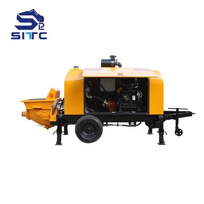 China Construction worksÂ   trailer concrete pump HBTS60-13-130R concrete pump machine for sale for sale