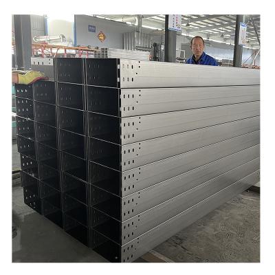 China Reasonable Price Steel Galvanized Steel Cable Trunking Galvanized Cable Tray Galvanized Cable Tray for sale