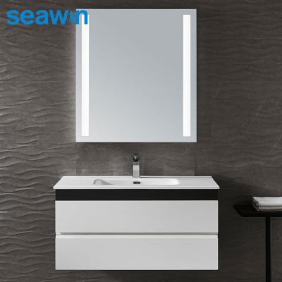 China Seawin Anti Fog Square Bright Waterproof Bathroom Illuminated Led Backlit Light Mirror for sale