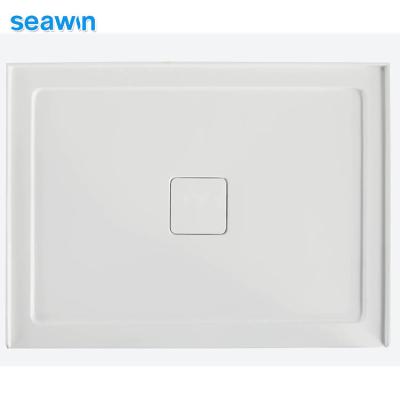 China Seawin Bathroom Caravan Drainer Tray Eco-friendly Cover Pan Base Acrylic Shower Tray for sale