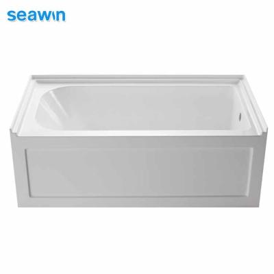 China Seawin Eco-friendly Material Designer Luxury Wholesale Standard Deep Rectangular Bathtub Stand Up for sale