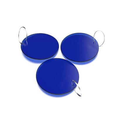 China Fashionable Manufacturer Popular High Demand Different Shapes Round Acrylic Mute Key Chain for sale