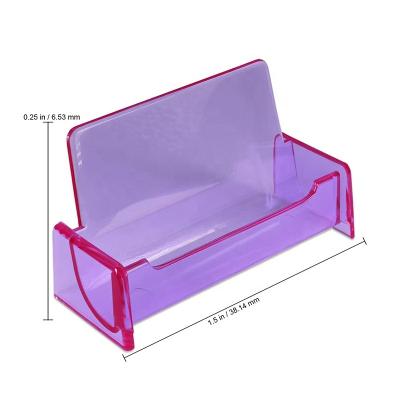 China Factory Supply Customized Good Quality Fashionable Customized Clear Acrylic Business Card Holder Stand Countertops For Office Multiple for sale