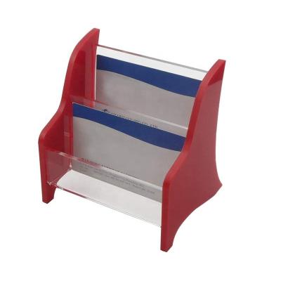 China Factory Supply Customized Good Quality Fashionable Outdoor Clear Wall Mounted Acrylic Business Card Box Holder for sale