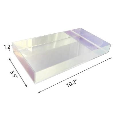 China Fashionable High Demand Good Quality Bathtub Poker Chip Box Customized Clear Acrylic Tray for sale