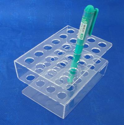 China Office Eco-friendly Customs Office Customs Pencil Display Stand Clear Acrylic Pen Storage Holder for sale