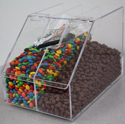 China Eco - Friendly High Quality Custom Clear Acrylic Display Box Candy Box For Supermarket for sale