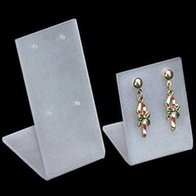 China Eco - Friendly Creative Shaped Transparent Acrylic Earrings For Display Counter Jewelry Display Rack for sale