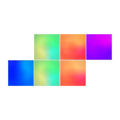 China 13 Solid Colors +3 Dynamic Wall Light Touch LED Square Light Smart Home Square Light Kit Panel Smart RGB Remote Control Square Lights for sale