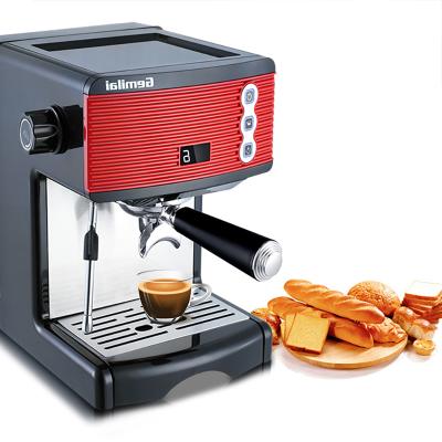 China Hotel 3&1 Commercial Coffee Machine Maker Double Boiler Semi-automatic Coffee Maker for sale