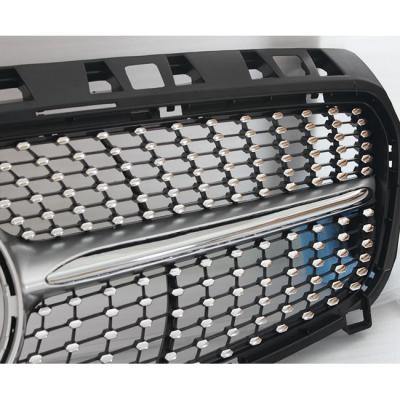 China ABS Diamond Radiator Front Grill For A Class W176 Facelift 2013-2015 for sale