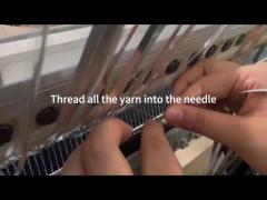 Industrial Warp Weaving Knitting Machine For Aluminum Shade Net Making