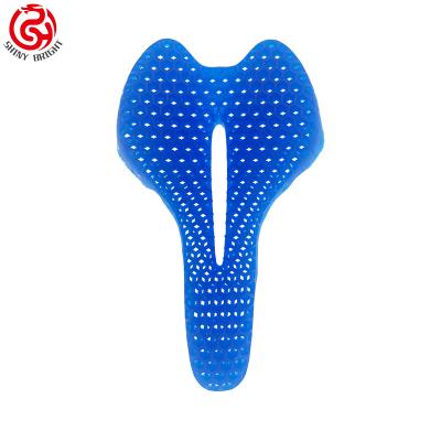 China Professional Anti-static Auxiliary Cooling Gel Soft Bike Saddle Cover Bicycle Seat Gel Recycling Cushion for sale