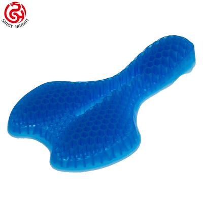 China Professional Anti-Static Accessories Gel Soft Cycling Bicycle Seat Saddle Cover Gel Recycling Cushion for sale