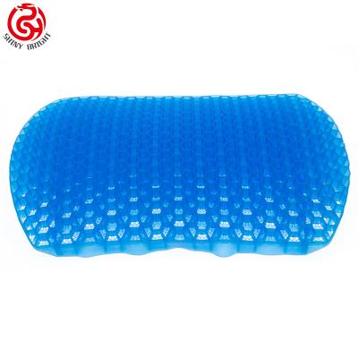 China 2022 Band Honeycomb Gel Back Support Lumbar Back Cushion 3D Mesh Non-Slip for sale