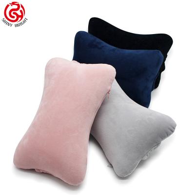 China Airplane 2 in 1 Car Seat Designer Universal Breathable Neck Cushion Sponge Rest Headrest Neck Cervical Pillow For Car for sale