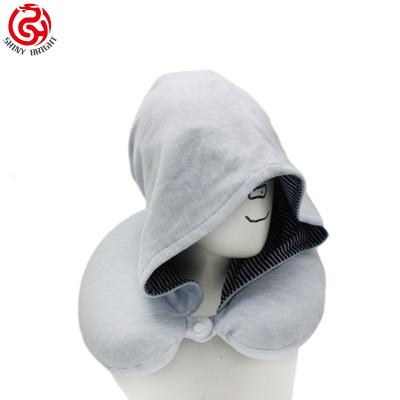 China Polyester/Cotton Easy Wash With Removable Neck Cap Cover Health Care Massage U Shape Cervical Pillow for sale