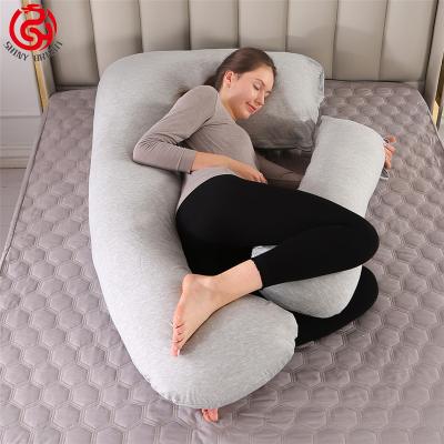 China Comfortable Memory U-Shape Pregnancy Body Maternity Pillow, Wedge Gray U-Shape Full Body Pregnant Pillow For Pregnant Women for sale