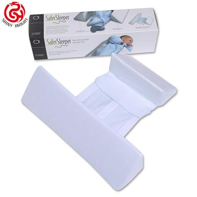 China Hot Selling Newborn Baby Foam Baby Side Sleeping Pillow Adjustable Safe Protective Wedge Newborn Anti-rolling Pillow for sale