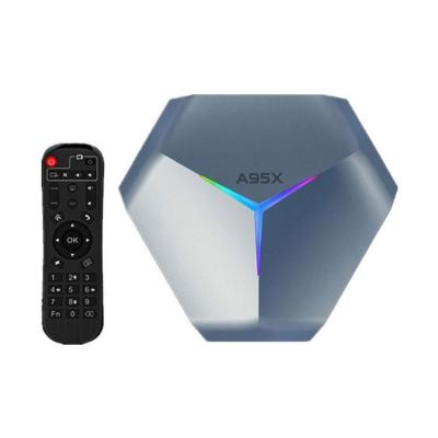 China H265 2021 Best Android TV Box A95X F4 S905X4 TV Box DUAL WiFi BT 4K OTT Smart TV Box A95X F4 Box 4GB 64GB Android 10 8K 2.4G 5GHz for sale