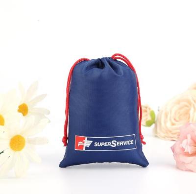 China Reusable Drawstring Bag Polyester Drawstring Bag Small Drawstring Handle Rope Gift Bag Reusable Bag For Sale for sale