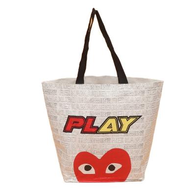 China Durable And Precise Customized Printing BOPP Laminated PP Woven Bag Glass Recyclable Eco Friendly Shopping Bag for sale