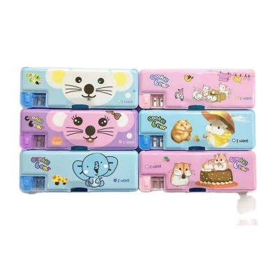 China Fashion Competitive Price Novelty Automatic Pencil Case Large Capacity Multifunctional Pencil Case for sale