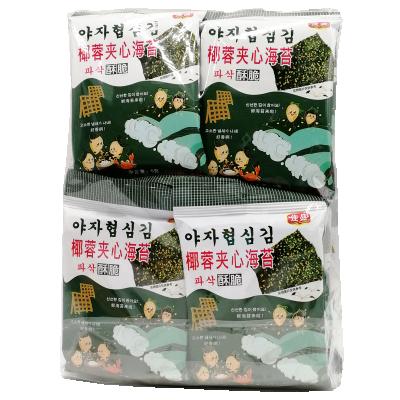 China Sesame Seaweed Baked Snacks Nori Roasted Seaweed Snack 5g Coconut for sale