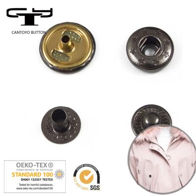 China Viable Cheap Snap Fastener Designer Coat Buttons Metal Snap Button Ring Suppliers In China for sale