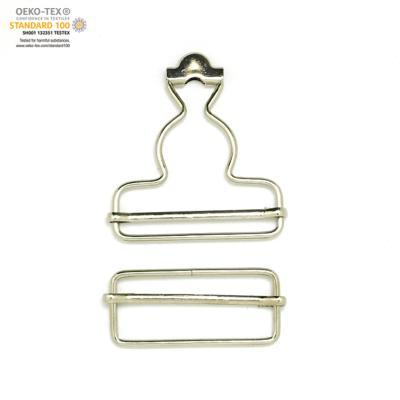 China Factory direct sale suspender nickel free silver copper buckles for sale