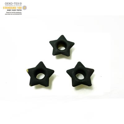 China Custom Made Multiple Eyelet Nickel Free O Ring Eyelets For Clothing Metal Star-shape Colors Material for sale