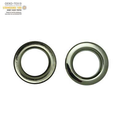 China Custom Engraved Brass Eyelets For Garments Logo Nickel Free for sale