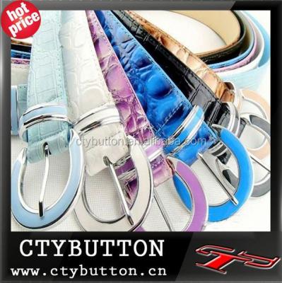 China New colorful fashion decoractive wide belts for kids for jeans for sale