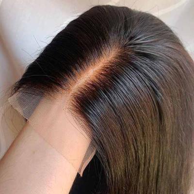 China Pre Plucked Straight Virgin Cuticle Aligned Hd 13*4 Lace Frontal Human Hair Virgin Curly Lace Frontal Vendor for sale