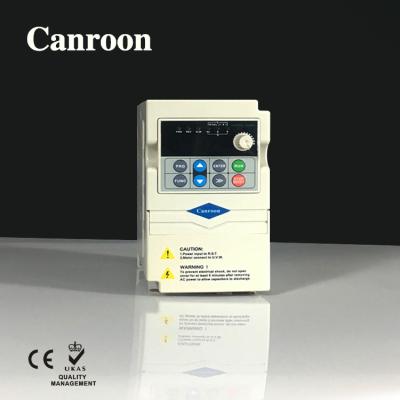 China Canroon CV900G Series Vector Control Single Phase 220V 2hp 1.5kw VFD Frequency Inverter 160*90mm for sale