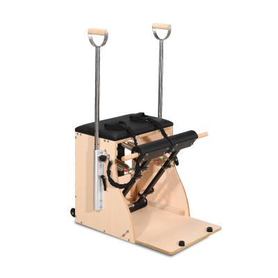 China Reformer Wooden Home Gym Equipment Metal Supplier Combo Maid Chair 65*35*60cm Pilates Cadillac Workout for sale