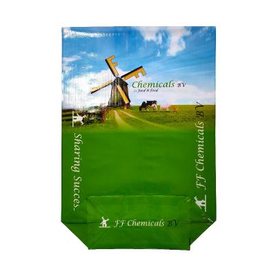 China Recyclable 25kg Woven Polypropylene Bags Suppliers Printed Rice BOPP Bags for sale