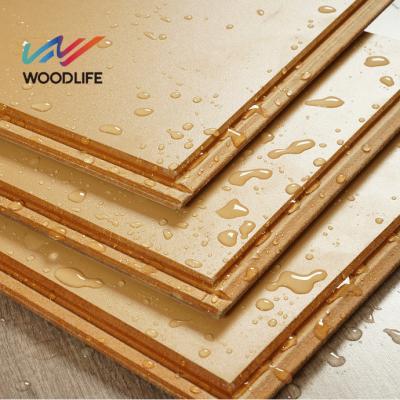 China Traditional Laminate Flooring MDF Double Click for sale