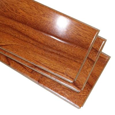 China 8mm Wax Indoor Residential Anti Scratch Laminate Wood Flooring for sale