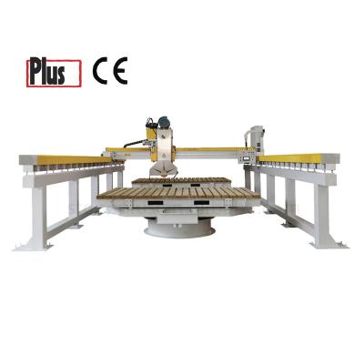 China Hotels Stoneplus Price Double Bridge Table-Good Saw Granite Block Cutting Machine Marble Bridge Double Cutter Table for sale