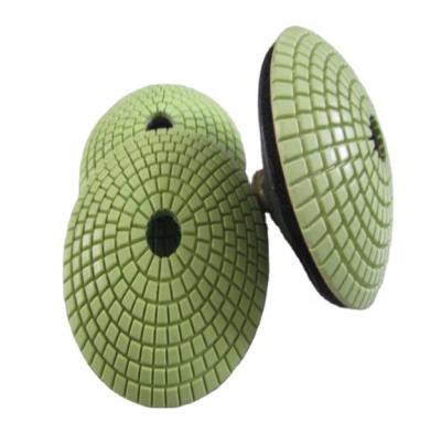 China Different Kinds of Stone Diamond Wet Polishing Pads Convex Special for Granite Marble for sale