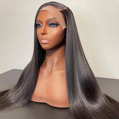 China Body Wave Virgin Brazilian Straight Human Hair Raw Wigs With Baby Hair 200% HD 13x4 Lace Wigs 5x5 Frontal Closure Women's Wig for sale